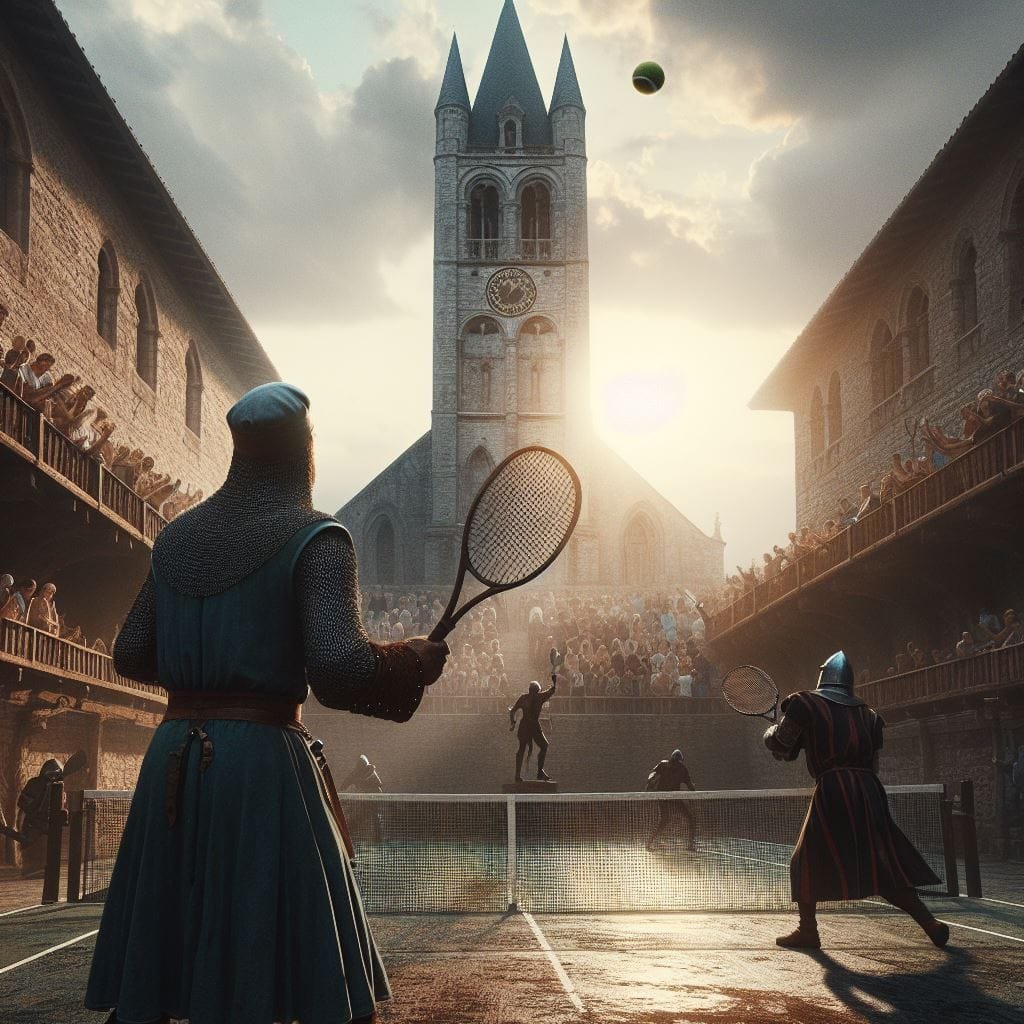 une église sous un terrain de tennis www.lequipeB.fr