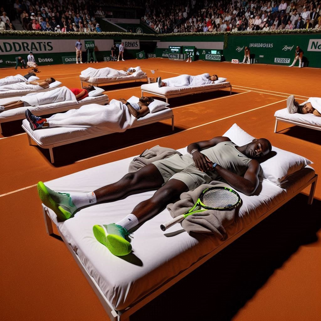 Roland Garros : Les night sessions sont-elles compatibles avec le rythme circadien des joueurs ? www.lequipeB.fr