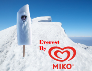 Miko, sponsor officielle des ascension de l'Everest www.lequipeB.fr