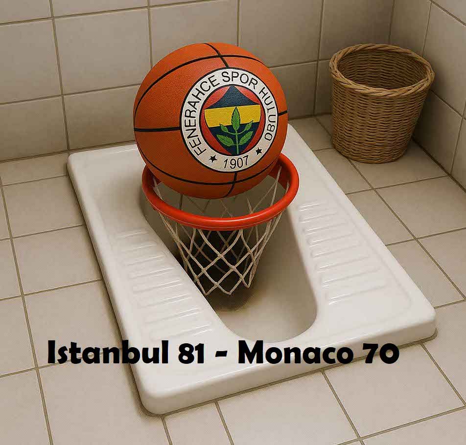 défaite de Monaco contre Istanbul dans le Final Four 2025 www.lequipeb.fr