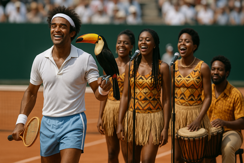 Yannick Noah gagne Roland Garros www.lequipeB.fr