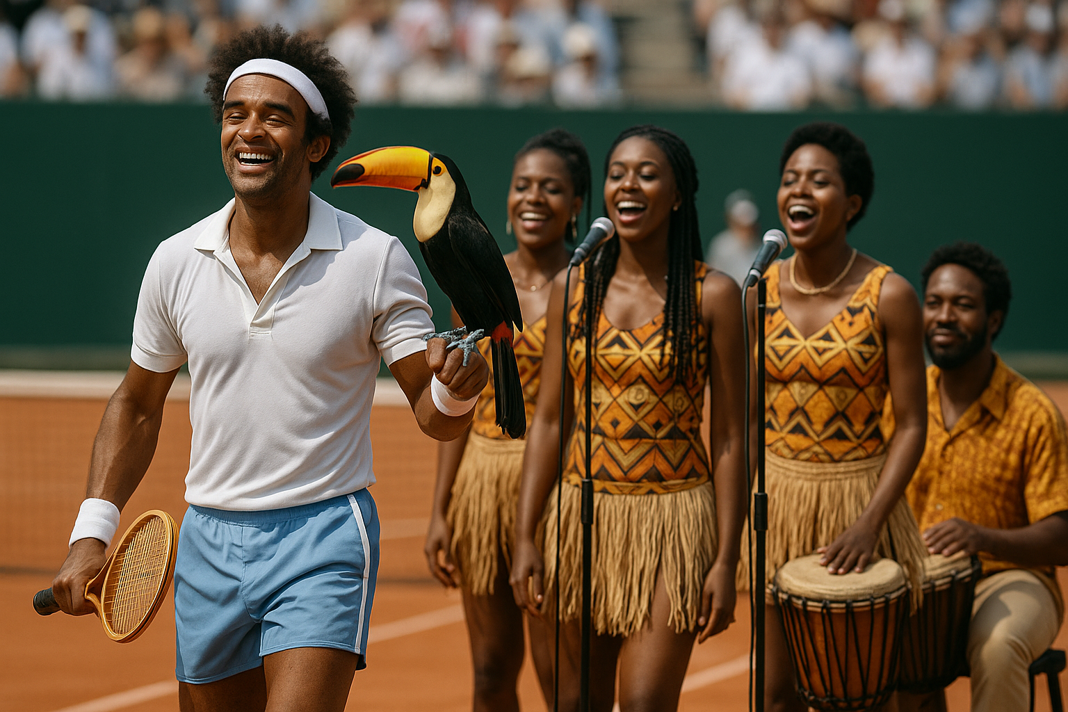 Yannick Noah gagne Roland Garros www.lequipeB.fr