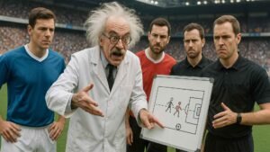 la règle du hors-jeu expliquée par un physicien quantique www.lequipeB.fr